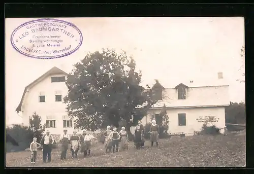 Foto-AK Winzendorf, Gasthaus Leo Baumgartner, Loderhof