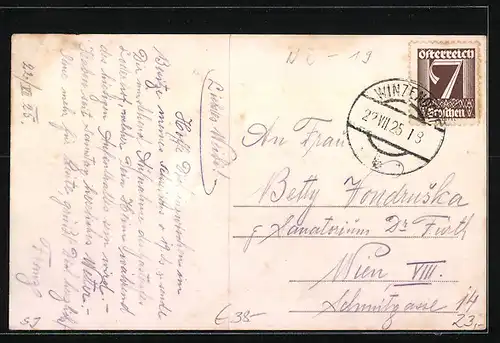 Foto-AK Winzendorf, Gasthaus Leo Baumgartner, Loderhof