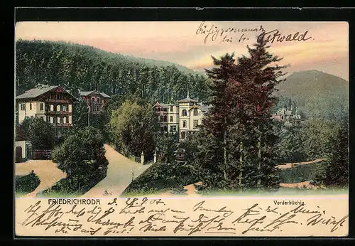 AK Friedrichroda, Ansicht Vorderbüchig