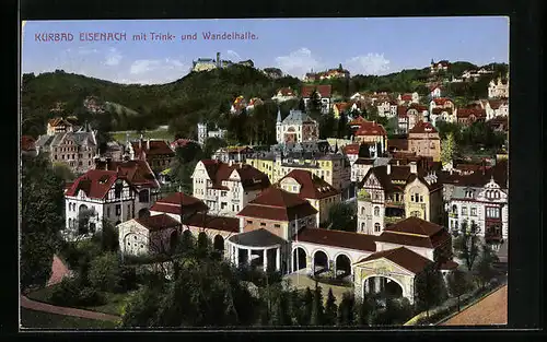 AK Eisenach, Kurbad mit Trink- und Wandelhalle