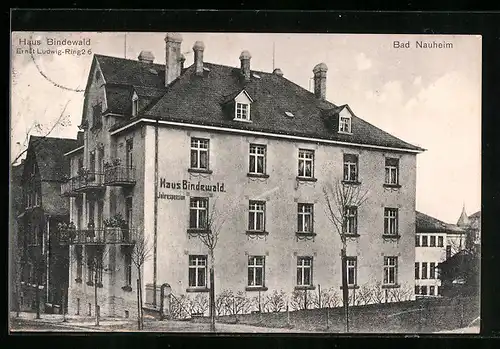 AK Bad Nauheim, Haus Bindewald, Ernst Ludwig-Ring 26