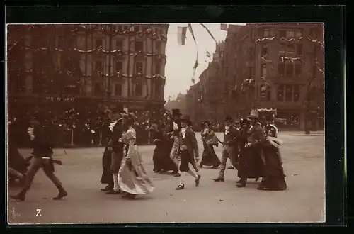 AK Fotograf Strumper, Hamburg, Volksfest Märzfeier am 24.03.1913