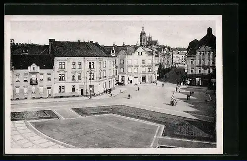 AK Königgrätz, Strassenpartie im Zentrum
