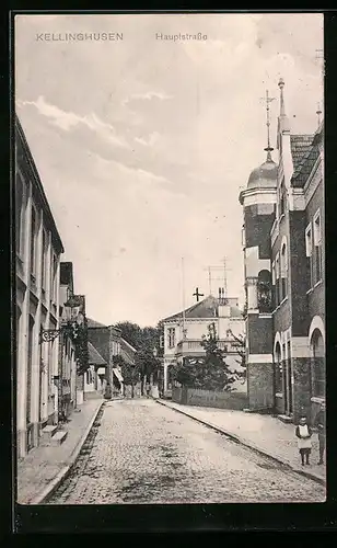 AK Kellinghusen, Blick in die Hauptstrasse