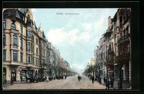 AK Lehe, Blick in die Hafenstrasse