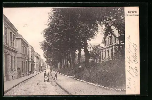 AK Elsfleth, Kinder auf der Mühlenstrasse