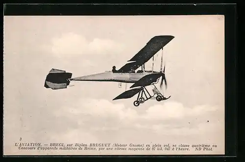 AK L`Aviation, Bregi, sur Biplan Breguet