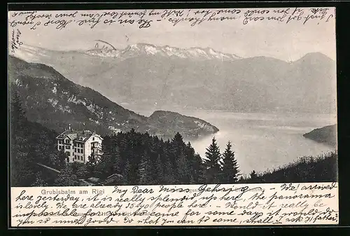 AK Grubisbalm am Rigi, Erholungsstation schweiz. Eisenbahner