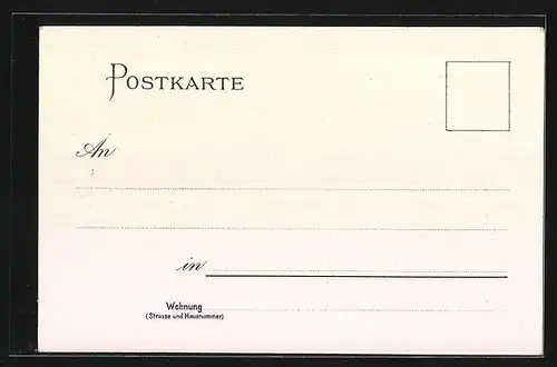 Lithographie Frankfurt /Main, Mainansicht, Opernhaus, Peterskirche