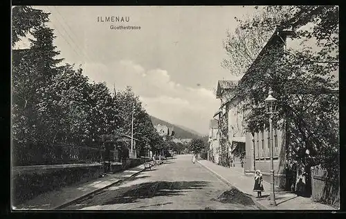 AK Ilmenau, Partie in der Goethestrasse