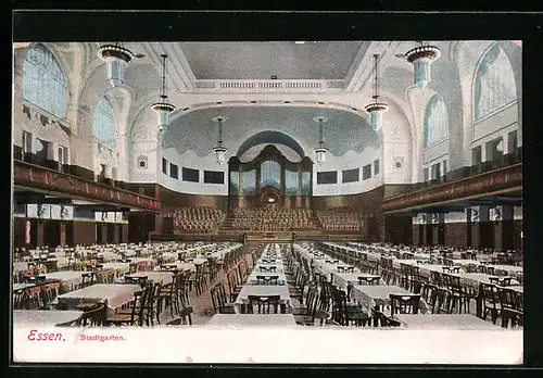 AK Essen, Restaurant Stadtgarten