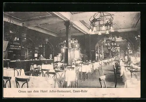 AK Essen-Ruhr, Hotel Adler-Restaurant