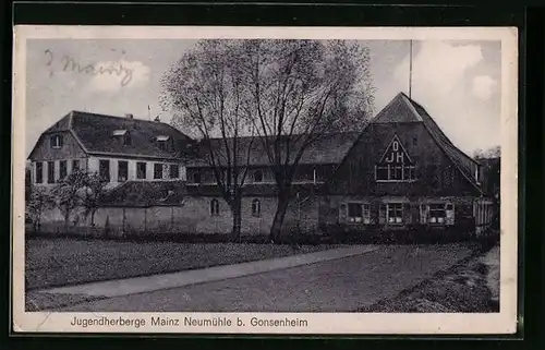 AK Neumühle bei Gonsenheim, Jugendherberge Mainz