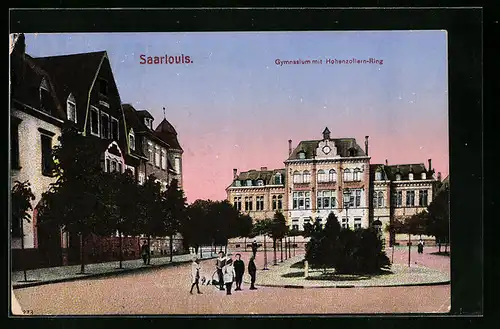 AK Saarlouis, Gymnasium mit Hohenzollern-Ring