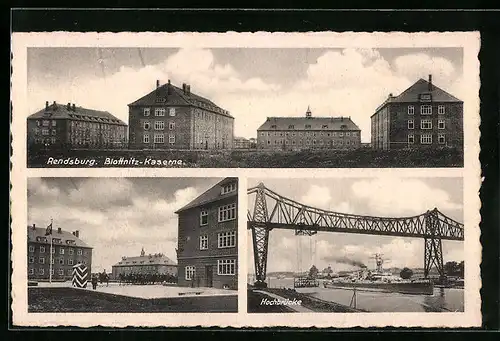 AK Rendsburg, Blottnitz-Kaserne, Hochbrücke