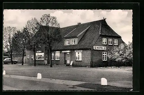 AK Ahrenstedt-Rendsburg, Hotel und Raststätte Zur Linde, Gebäudeansicht