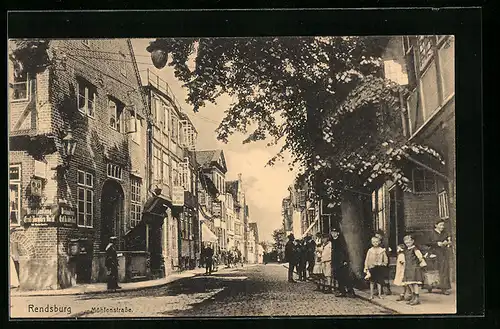 AK Rendsburg, Partie in der Mühlenstrasse