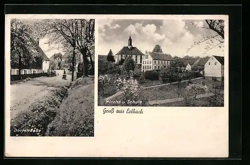 AK Erlbach, Kirche und Schule, Dorfstrasse