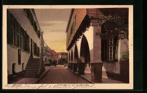 AK Soest, Partie an der Marktstrasse