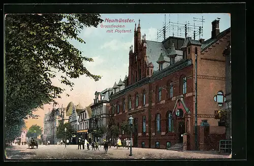 AK Neumünster, Grossflecken mit Postamt