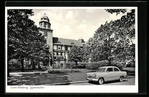 AK Essen-Bredeney, Blick auf Gymnasium