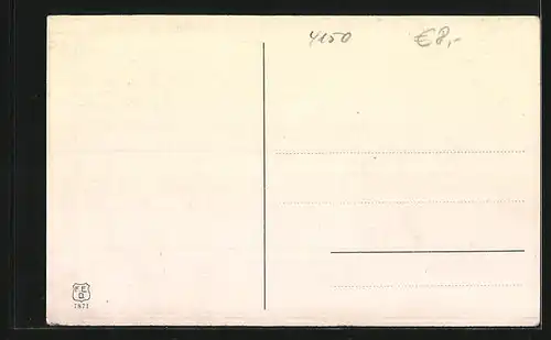 AK Crefeld, Bismarckplatz mit Brunnen