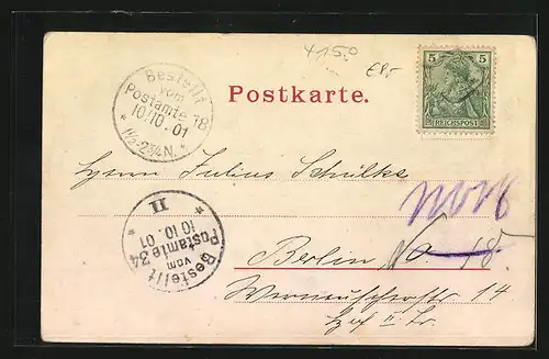 AK Crefeld, Ostwall am Nordwall