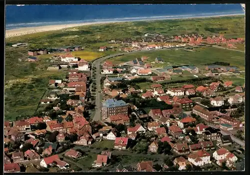 AK Insel Langeoog /Nordsee, Fliegeraufnahme