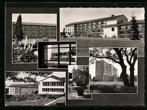 AK Starnberg, Kreiskrankenhaus mit Personalgebäuden