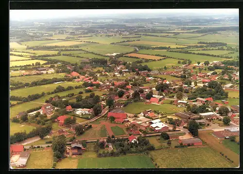 AK Puls /Mittelholstein, Ferienhof Puls, Ortsansicht aus der Vogelschau
