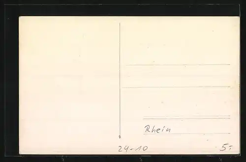 AK Eisstoss auf dem Rhein am 16.02.1929