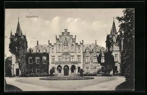 AK Bad Essen, Schloss Ippenburg mit Anlagen