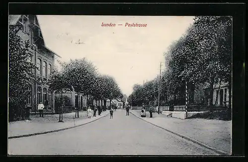 AK Lunden, Partie in der Poststrasse