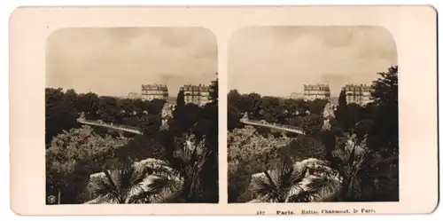 Stereo-Fotografie NPG, Berlin-Steglitz, Ansicht Paris, Buttes Chaumont le Parc