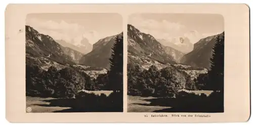 Stereo-Fotografie NPG, Berlin-Steglitz, Ansicht Interlaken, Blick von der Trinkhalle