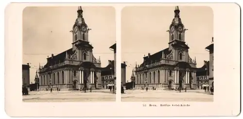 Stereo-Fotografie NPG, Berlin-Steglitz, Ansicht Bern / Berne, Heilige Geistkirche