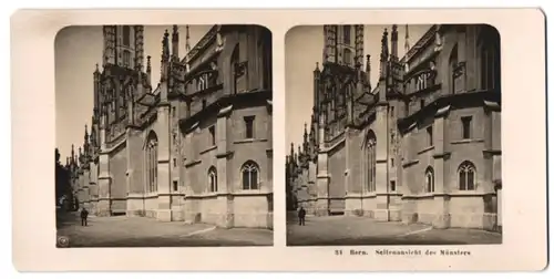 Stereo-Fotografie NPG, Berlin-Steglitz, Ansicht Bern / Berne, Münster Seitenansicht