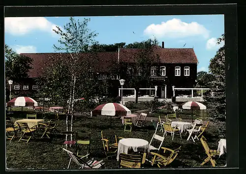 AK Emmen, Gasthaus Kaffeegarten Pension Otto Thiele