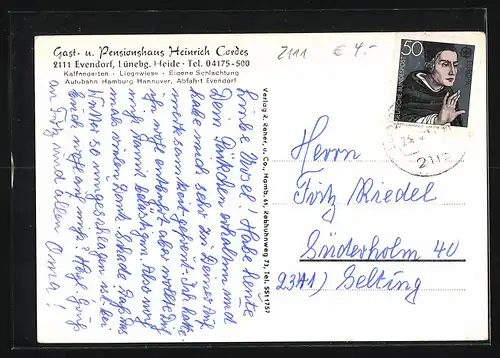 AK Evendorf, Cordes Gast- und Pensionshaus