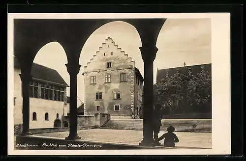 AK Schaffhausen, Ausblick vom Münster-Kreuzgang