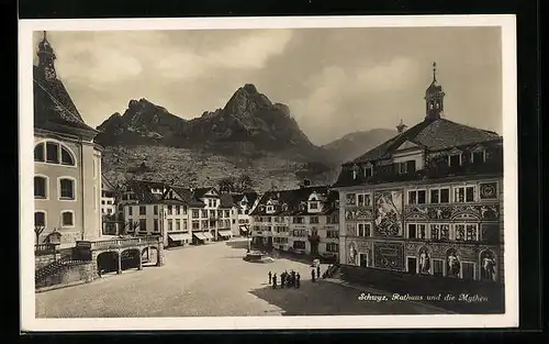 AK Schwyz, Rathaus und die Mythen