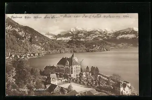 AK Vitznau, Gesamtansicht mit Parkhotel