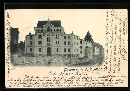 AK Yverdon, Gebäudeansicht