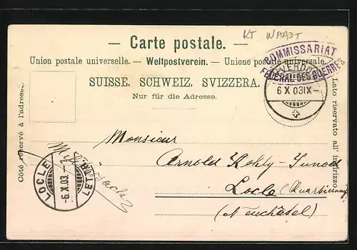 AK Yverdon, Gebäudeansicht