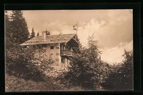 AK La Chaux-de-Fonds, Mont-Soleil, Chalet du C. A. S.