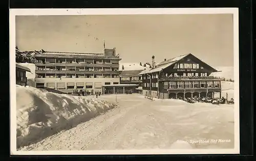 AK Arosa, Sporthotel Hof Maran im Winter