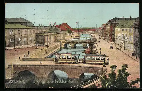AK Kobenhavn, Frederikholms Kanal, Tramway
