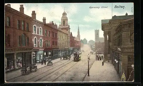 AK Bolton, Knowsley Street with Tramway