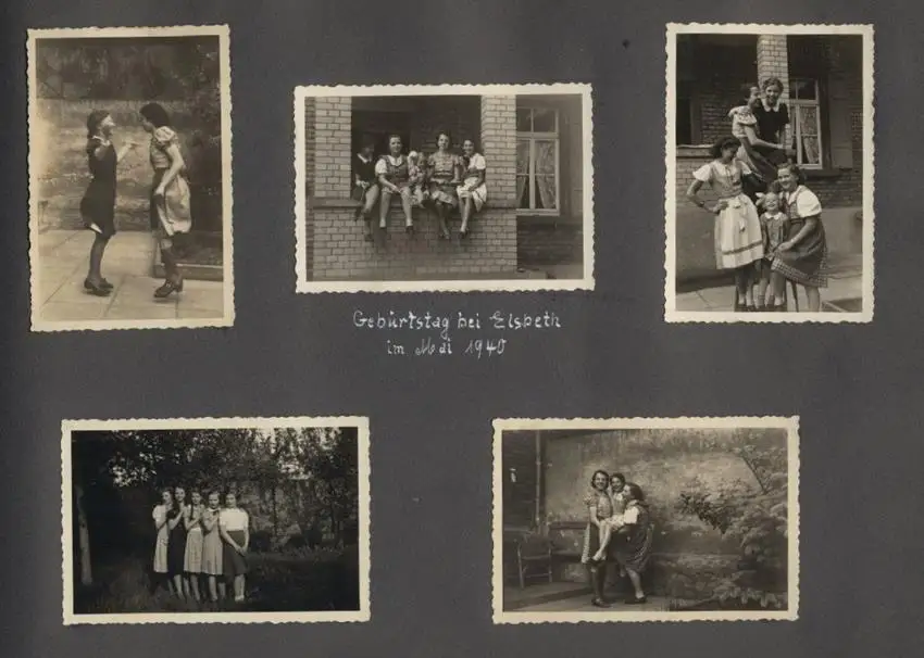 Fotoalbum mit 175 Fotografien, Ansicht Unterwössen, 1939 Mädchen Hildegard im Chiemgau, Landschaften, Mode der zeit 24
