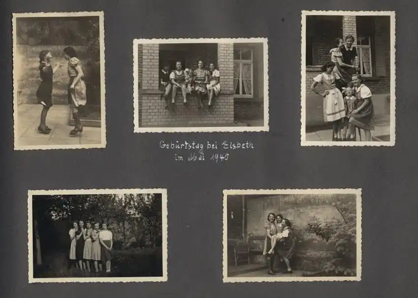 Fotoalbum mit 175 Fotografien, Ansicht Unterwössen, 1939 Mädchen Hildegard im Chiemgau, Landschaften, Mode der zeit 24